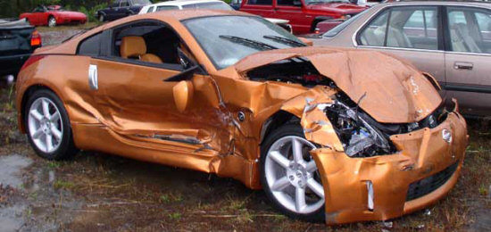 Le Crash d'une Nissan 350Z